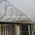 anti-climb galvanized razor wire BTO22 concertina wire roadblock razor barbed wire